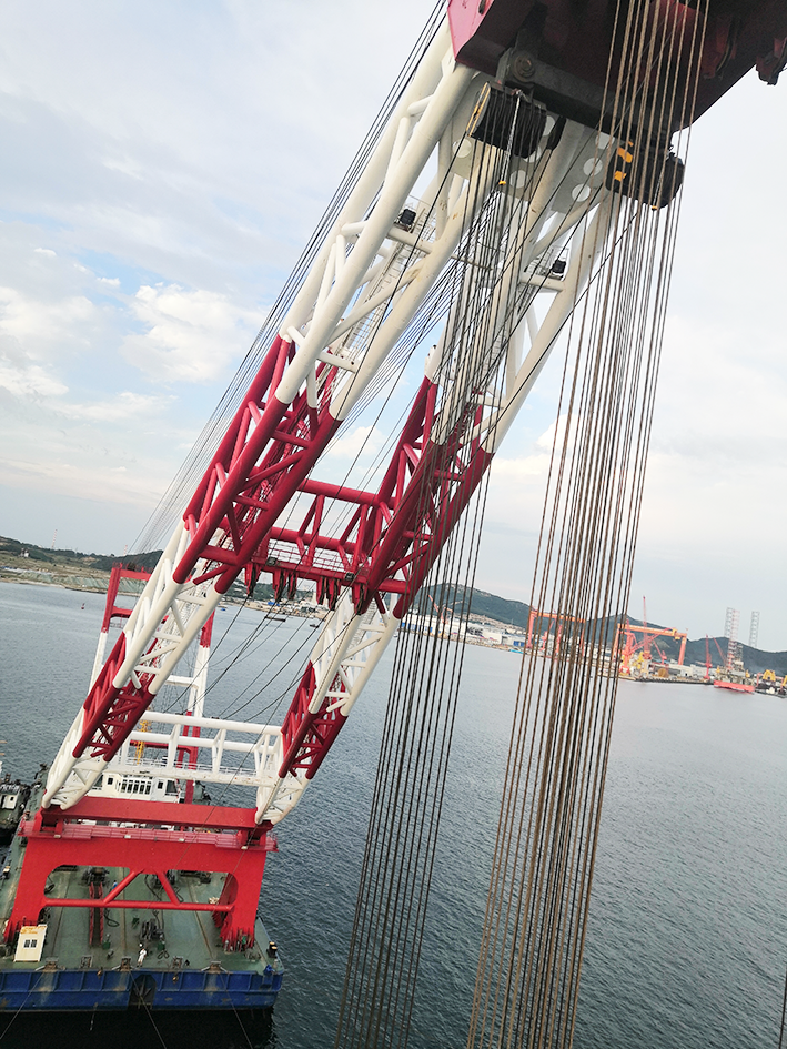 微特WGJ-1型防過卷開關助力1200T海上起重船